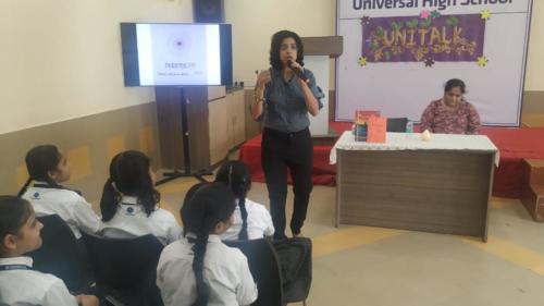 At Universal high school malad