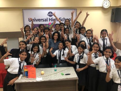 At Universal high school malad